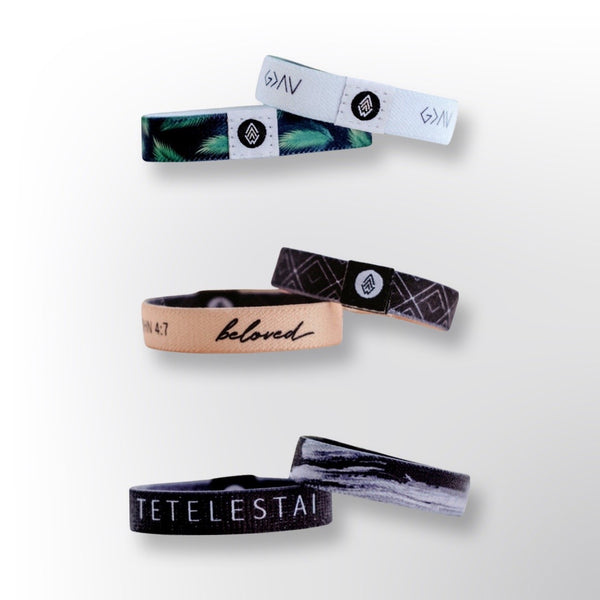 FAITH | 3-PACK Reversible Bracelets - Christian Apparel and Accessories - Ascend Wood Products