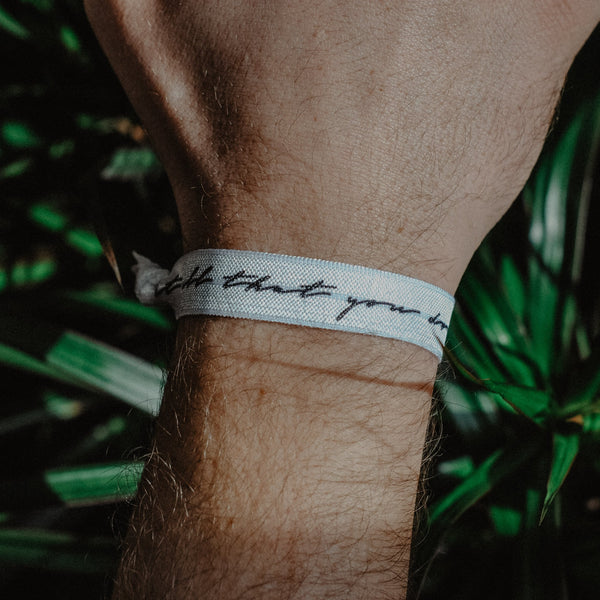 Let All That You Do Be Done In Love - Hair Tie Wristband - Christian Apparel and Accessories - Ascend Wood Products