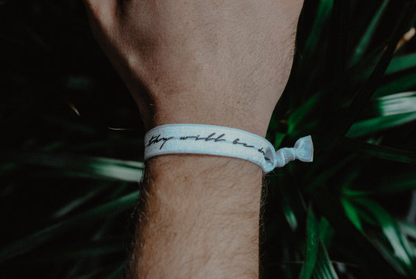 Thy Will Be Done - Hair Tie Wristband - Christian Apparel and Accessories - Ascend Wood Products
