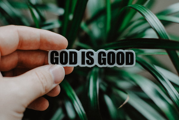God is Good - Decal Sticker - Christian Apparel and Accessories - Ascend Wood Products