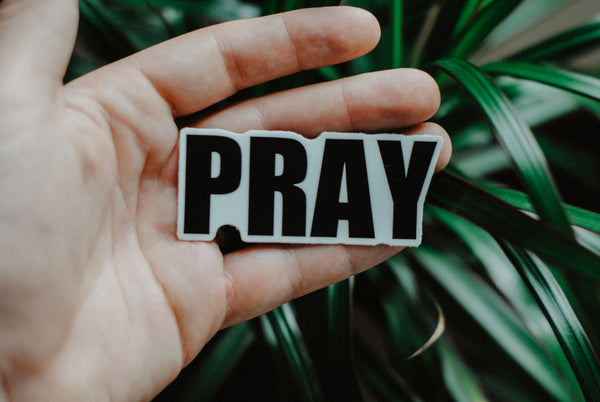 PRAY - Decal Sticker - Christian Apparel and Accessories - Ascend Wood Products