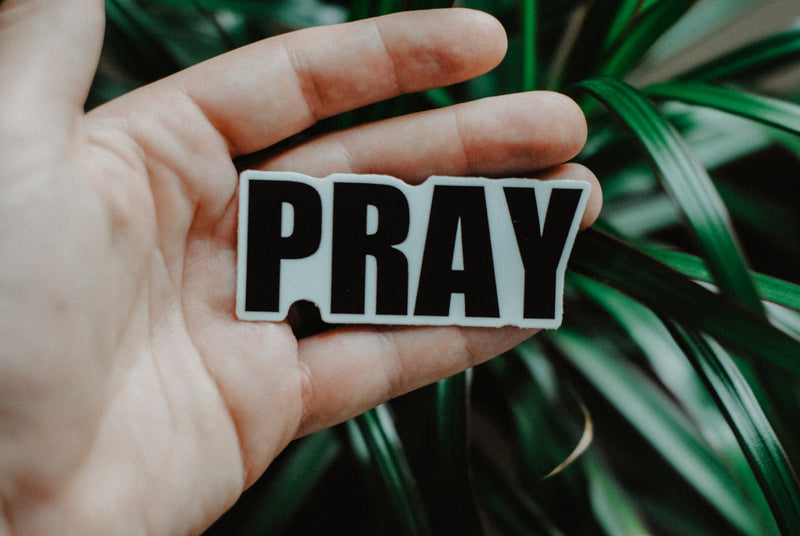 PRAY - Decal Sticker - Christian Apparel and Accessories - Ascend Wood Products