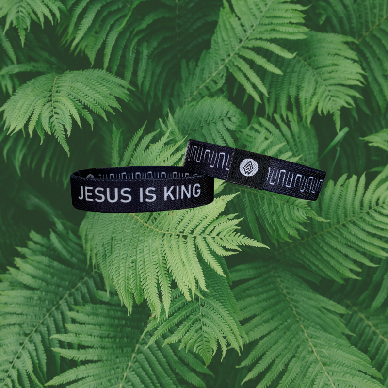 75% OFF (NEW Limited Edition) JESUS IS KING | Reversible Bracelet - Christian Apparel and Accessories - Ascend Wood Products